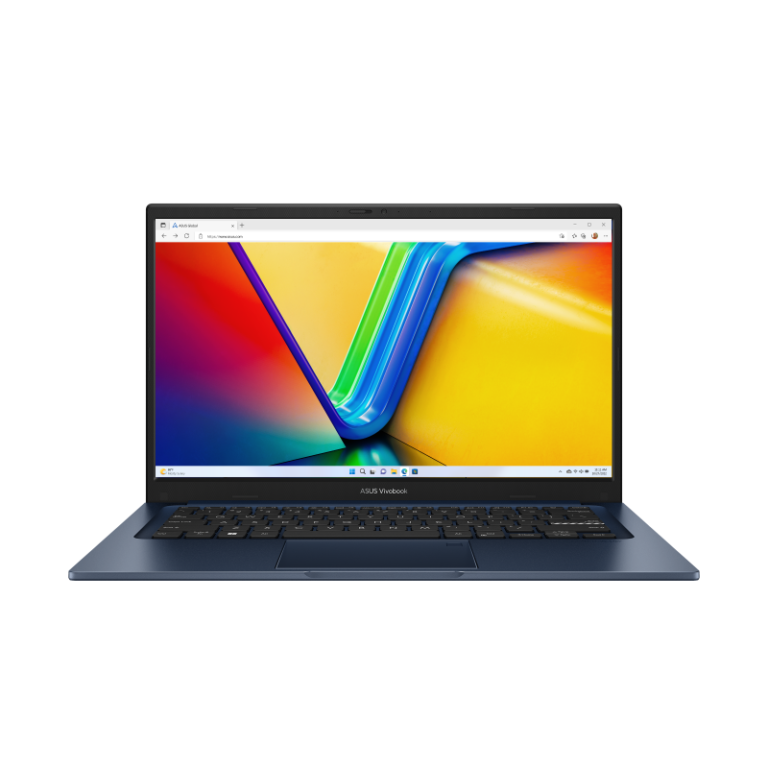 ASUS Vivobook 14 X1404, opened, front view