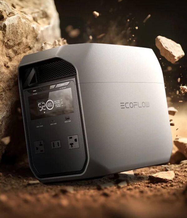 3 EcoFlow DELTA 3 Classic powering appliances