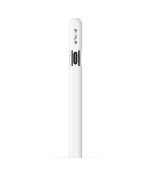 Apple Pencil USB-C attached to an iPad