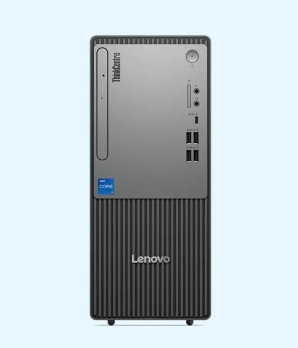 1 Lenovo ThinkCentre neo 50t Gen 5 tower desktop front view