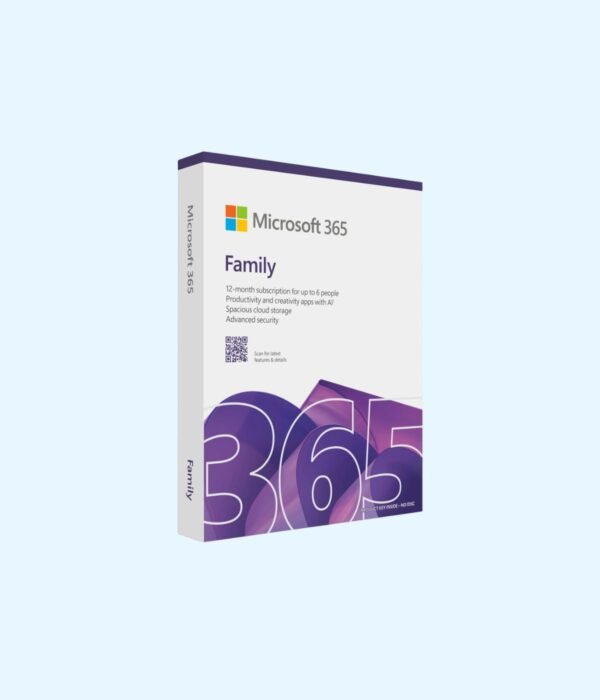 Microsoft 365 Family (6 Users, 1 Year)
