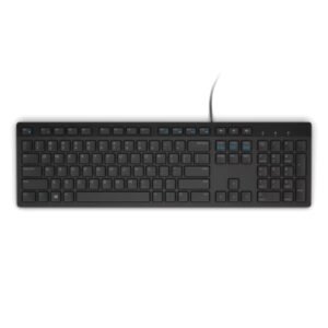 Dell KB216 keyboard angle view
