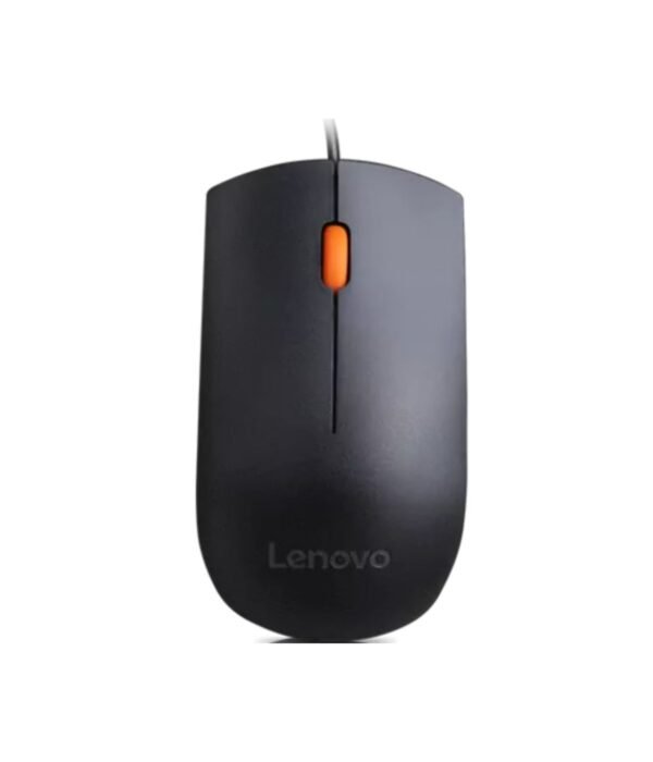 Lenovo 300 Wired USB Mouse top view
