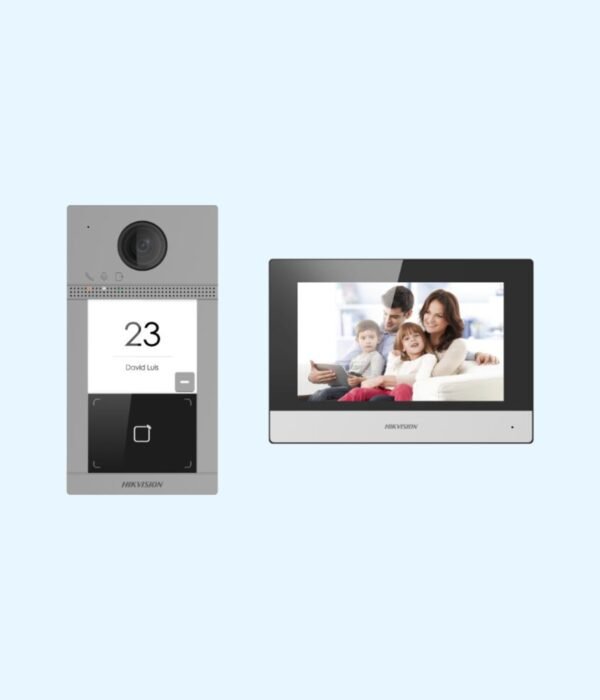 Hikvision DS-KIS604-S(C) IP Video Intercom Kit 1 Hikvision DS-KIS604-S(C) IP Video Intercom Kit