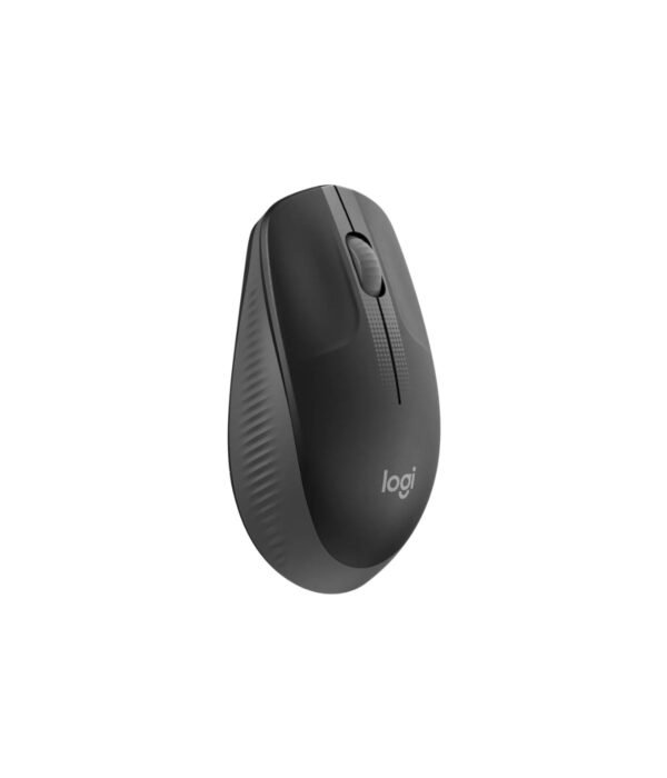 logitech-m190-full-size-wireless-mouse-charcoal-2 Logitech M190 mouse side view